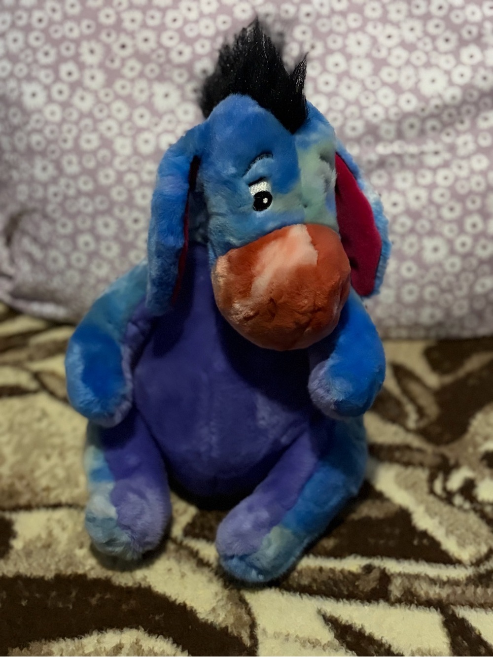 Limited Edition Disney Store Ice Cream tie-dyed Eeyore Plush